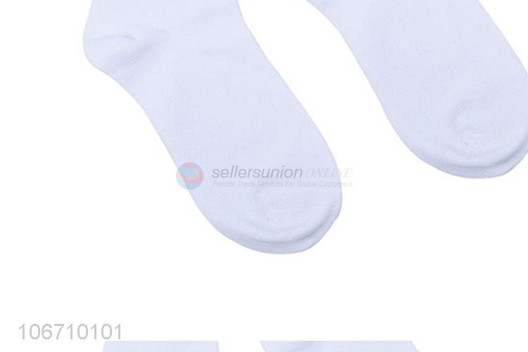 New Fashion Knitted Mid-Calf Crew Socks Men Cotton Socks