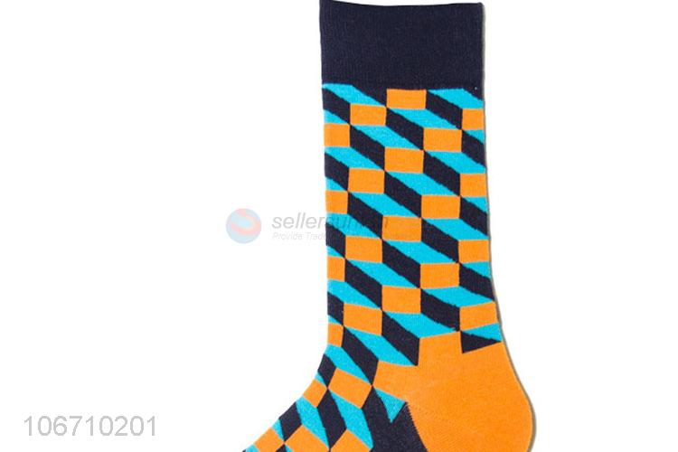 Good Sale Cotton Breathable Mid-Calf Length Sock For Men