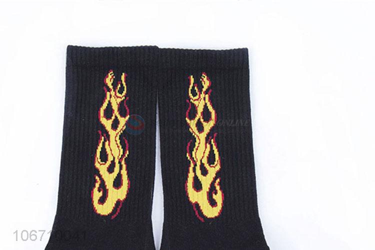 New Design Men Mid-Calf Length Sock Cotton Socks