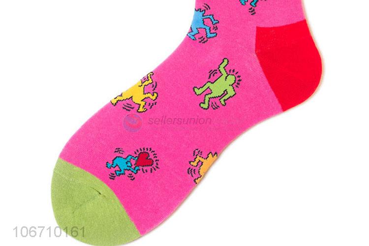 Custom Design Wholesale Men'S Mid Calf Cotton Comfortable Socks