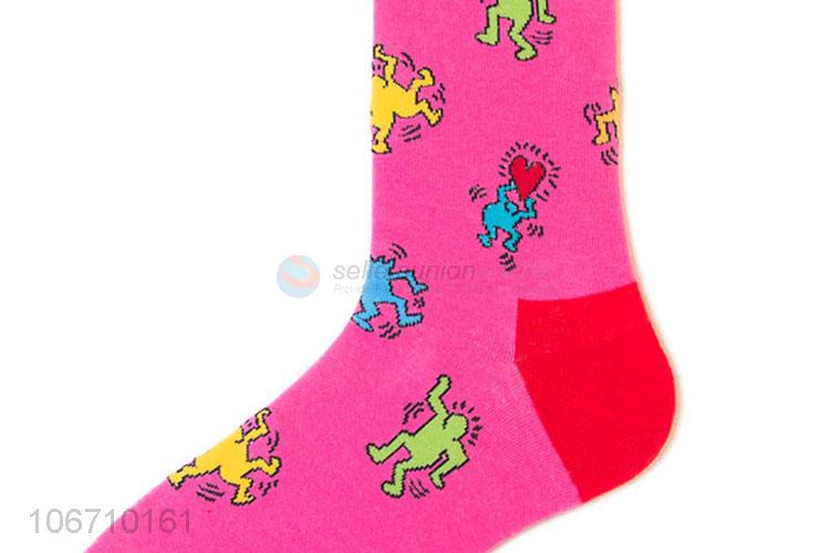 Custom Design Wholesale Men'S Mid Calf Cotton Comfortable Socks