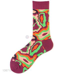 New Design Comfortable Cotton Mid-Calf Length Sock For Men