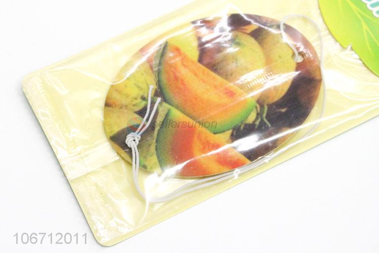 Hot sale different perfume hanging car air freshener