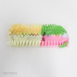 Excellent quality 24pcs plastic clothes pegs