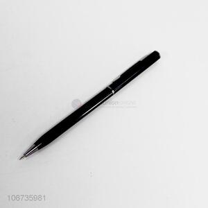 Wholesale simple black plastic ball-point pens