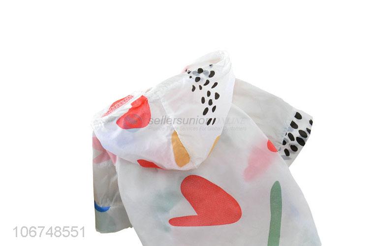 Wholesale Cute Heart Pattern Dog Supplies Dog Apparel Pet Clothes