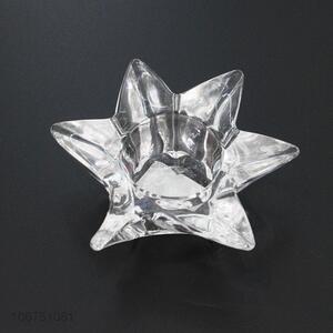 New Design Star Shape Candleholder <em>Glass</em> <em>Candlestick</em>