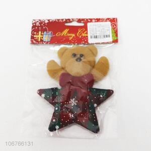 Good market hanging bear doll Christmas tree decorations