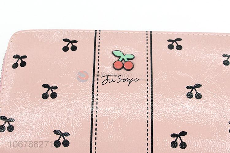 Fashion Pattern Long Wallet Tassel Zipper Purse For Women