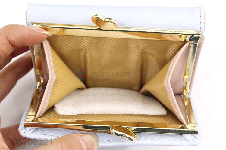 Hot Selling PU Leather Foldable Wallet For Women