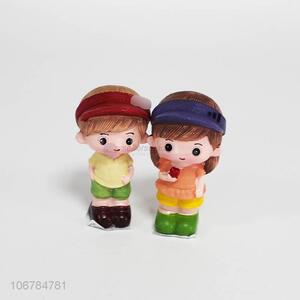 New selling promotion resin couple crafts decorative ornaments