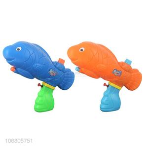 New Product Beach Toy Plastic Cartoon Fish Animal Pressure Water Gun