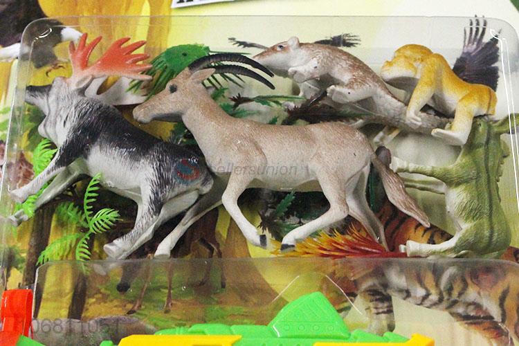 Hot Sale Animal Model With Plastic Gun Set Toy