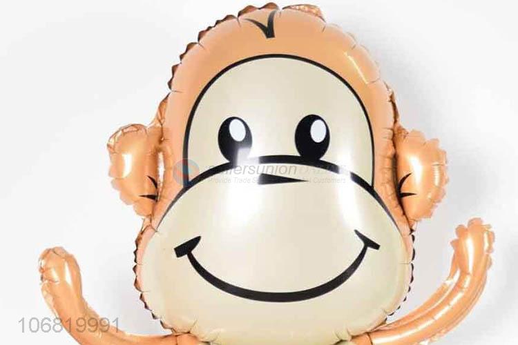 Newest Cartoon Monkey Shape Foil Balloon Fashion Balloon