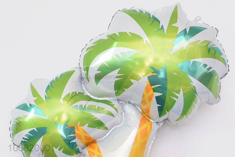 Hot Sale Tropical Palm Tree Shape Foil Balloon For Decoration