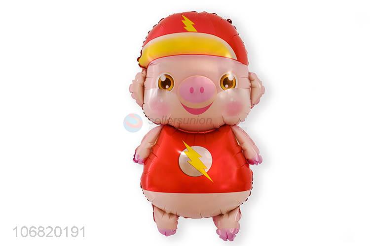 Cartoon Pig Shape Foil Balloon Fashion Balloon