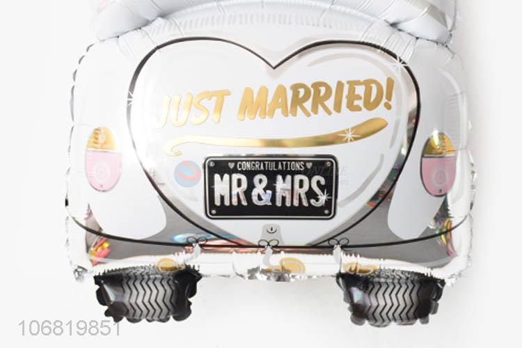 Custom Wedding Car Shape Decorative Foil Balloon