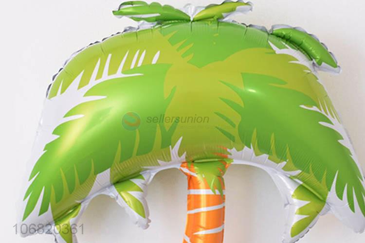 Fashion Design Coconut Tree Shape Foil Balloons