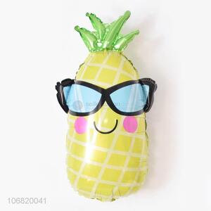 New Design Colorful Pineapple Shape Foil Balloon