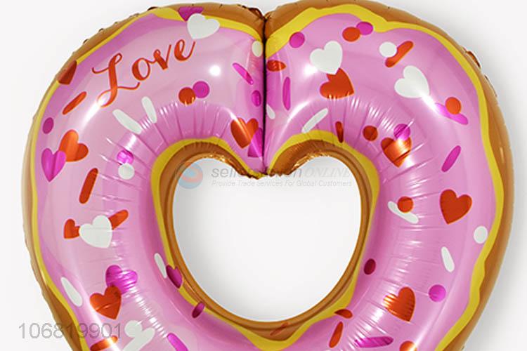 Best Quality Colorful Doughnut Shape Foil Balloon