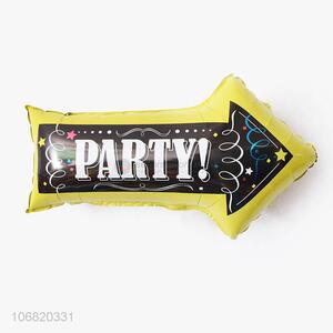 Good Sale Party Decorative Arrows Shape Foil Balloon