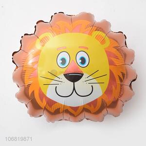 Cartoon Printing Lion Head Pattern Foil Balloon