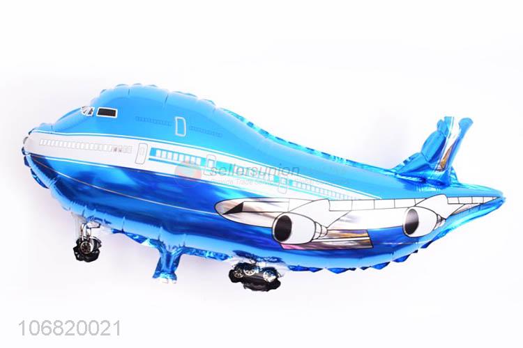 Hot Selling Airplane Shape Colorful Foil Balloon Decorative Balloon