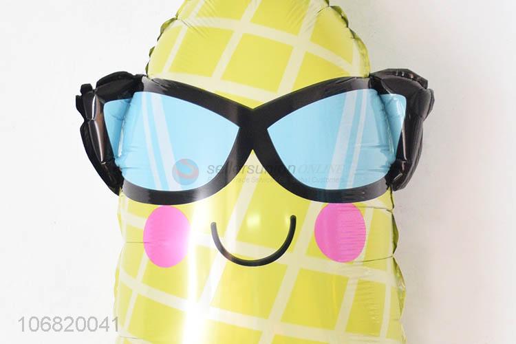 New Design Colorful Pineapple Shape Foil Balloon