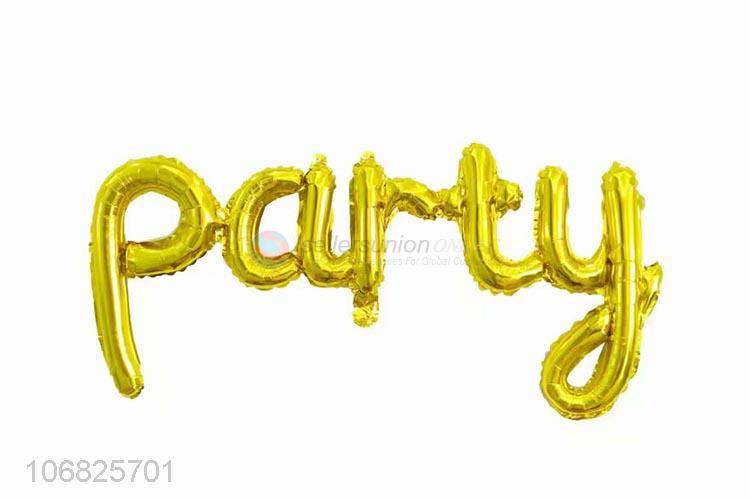 Popular Colorful Conjoined Letters Foil Balloon