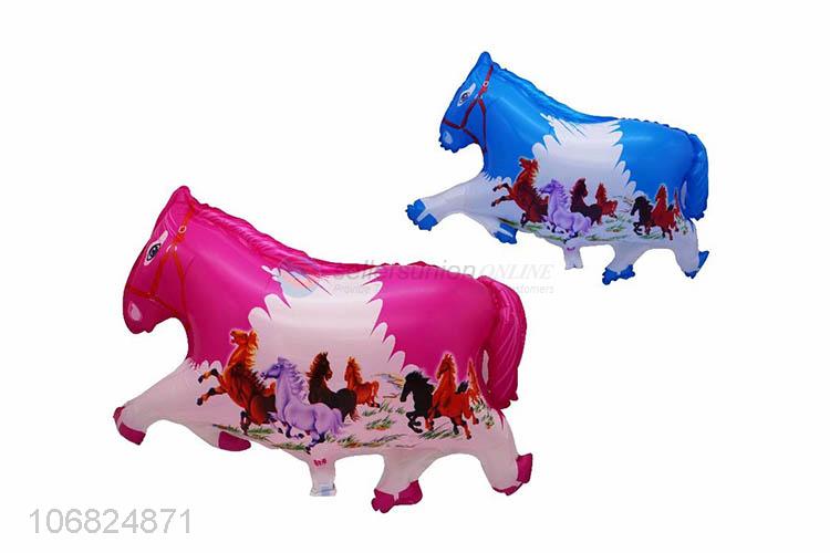 Hot Selling Colorful Foil Balloon Cartoon Foil Horse