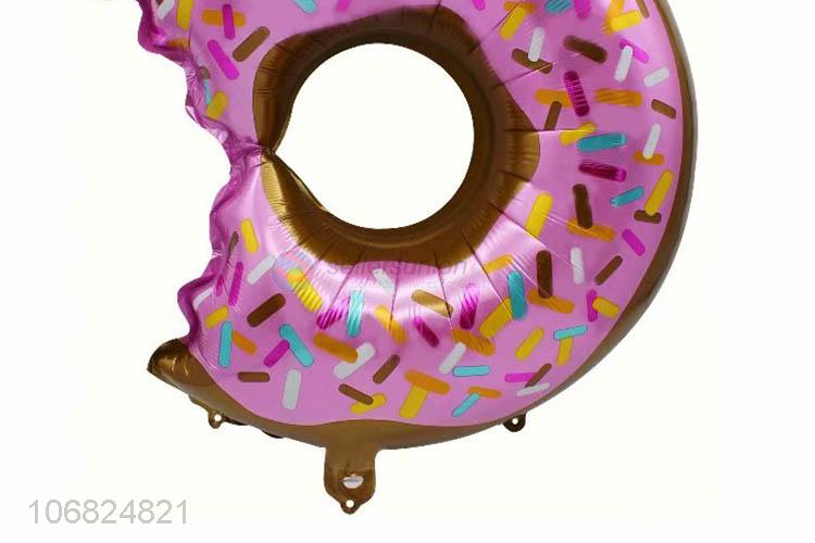 Custom Colorful Doughnut Shape Decorative Foil Balloon