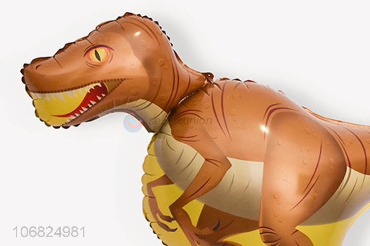 Delicate Design Velociraptor Shape Colorful Foil Balloon