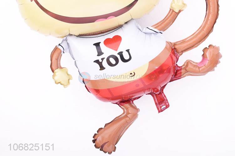 Hot Sale Cartoon Monkey Shape Foil Balloon