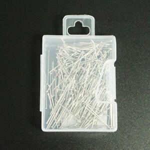 New 300pcs metal straight shirt collar pin silver head pins