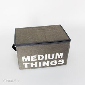 Wholesale fashion letters printed nonwovens storage box