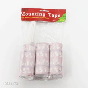 Promotional price 3pcs sticky lint roller with pp handle