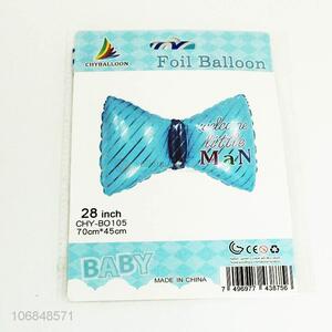 Creative sweet bowknot foil balloons Inflatable helium baby party balloons