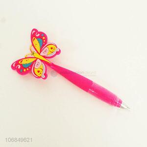 Promotional office supplies stationery butterfly plastic ball-point pen