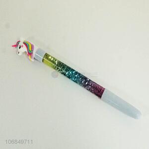 Best Sale Unicorn Plastic Ball-Point Pen Student Stationery