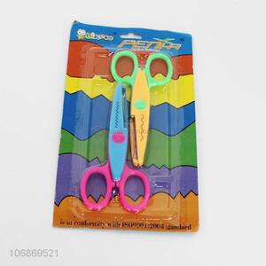 Hot sale cartoon design safety student scissor set