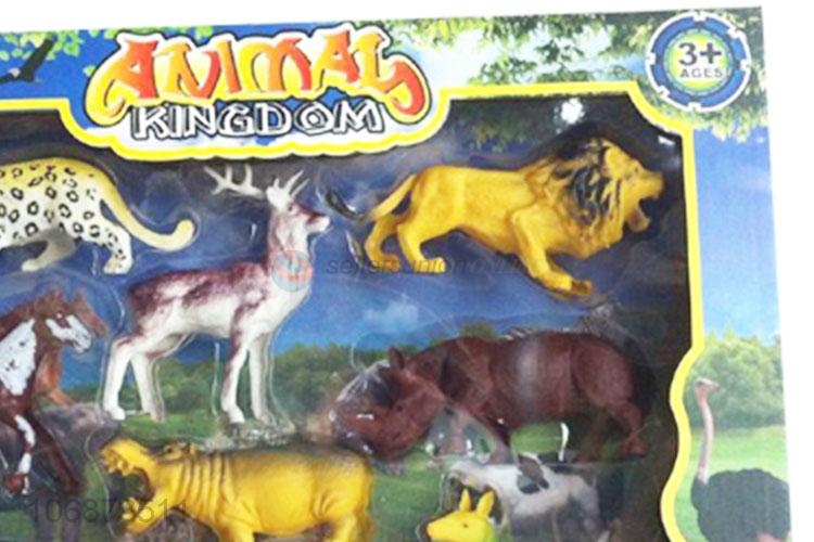 Unique Design Wild Animal Model Plastic Toy Set