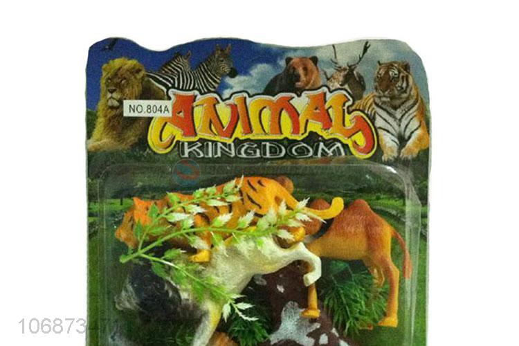 Newest Plastic Simulation Wild Animal Model Toy Set