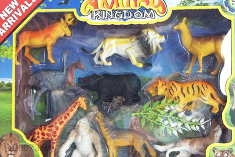 Custom Plastic Wild Animal Model Educational Toy Set