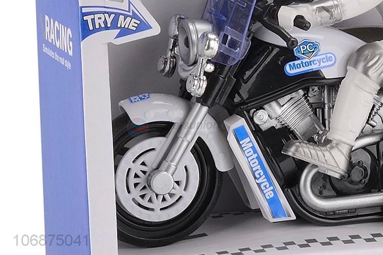 China High Quality Inertia Toy Motorcycle With Light And Music