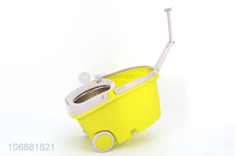 High quality household cleaning 360°spin floor mop and walkable mop bucket