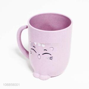 Wholesale hottest cute cartoon cat design plastic cup