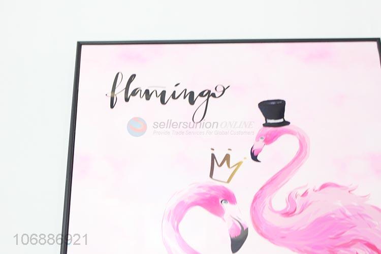 Custom Flamingo Pattern Wall Hanging Picture