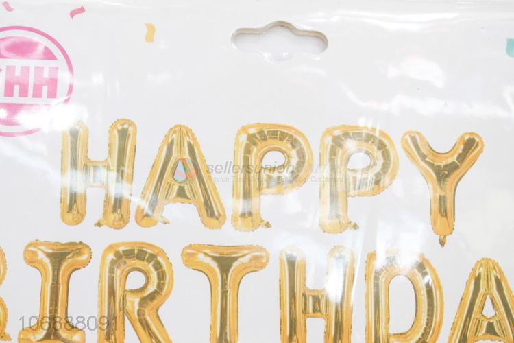 Hot products birthday party aluminum foil balloons letter shape balloons