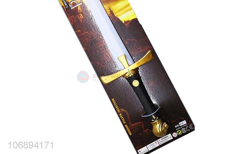 Fashion Plastic Knight Sword With Realistic Battle Sound