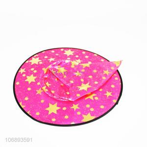 Promotional products beautiful Halloween witch hat with star print